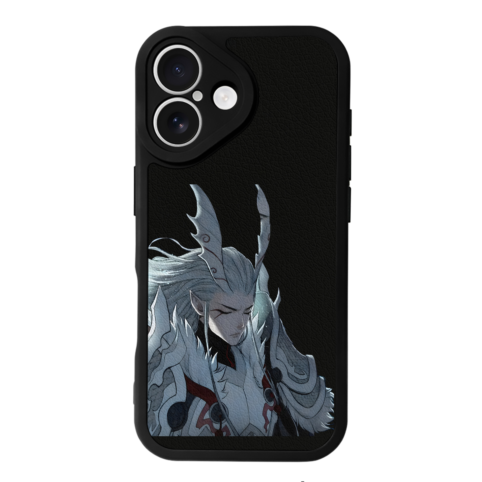（画像用） Ne Zha 2 ナタ 魔童の大暴れ 【iPhone 16シリーズ対応】シリコンスマホケース（レザー調） 材質：シリコン